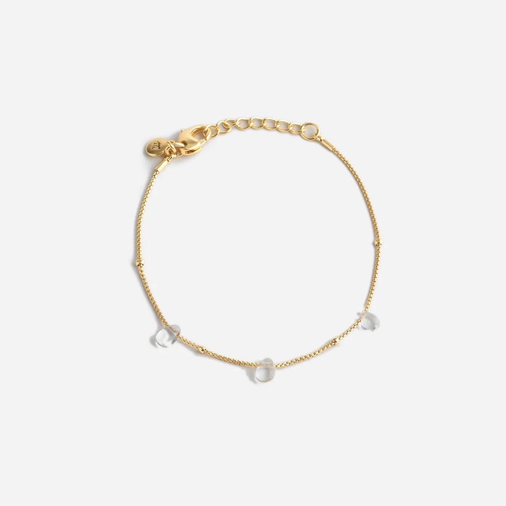 Madewell Glass Bead Charm Bracelet - NWT